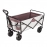 Heavy Duty Large Capacity Folding Wagon Shopping Beach Garden Pull Trolley Collapsible Folding Outdoor Portable Utility Cart