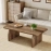 Rectangle Coffee Table, 47-Inch Wood Rectangular Living Room Table